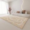 Synthetic Cashmere Living Room Area Rug Cushion for Modern Minimalist Coffee Table Bedroom Complete Home Decoration