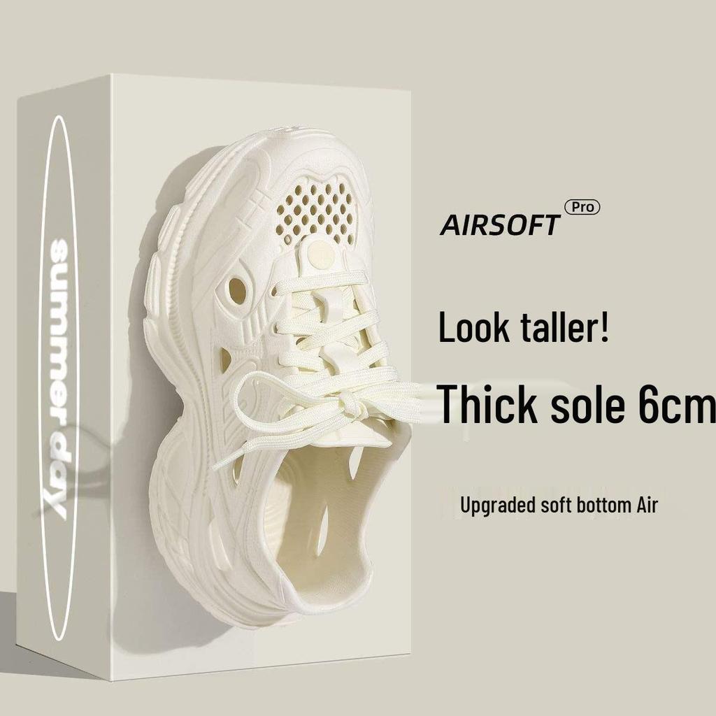 Dámské protiskluzové platformové sandály - Léto 2025: Ideální pro venkovní aktivity, sledování potoků, pláž, sport, styl "Dad Shoe", komfort zvyšující výšku