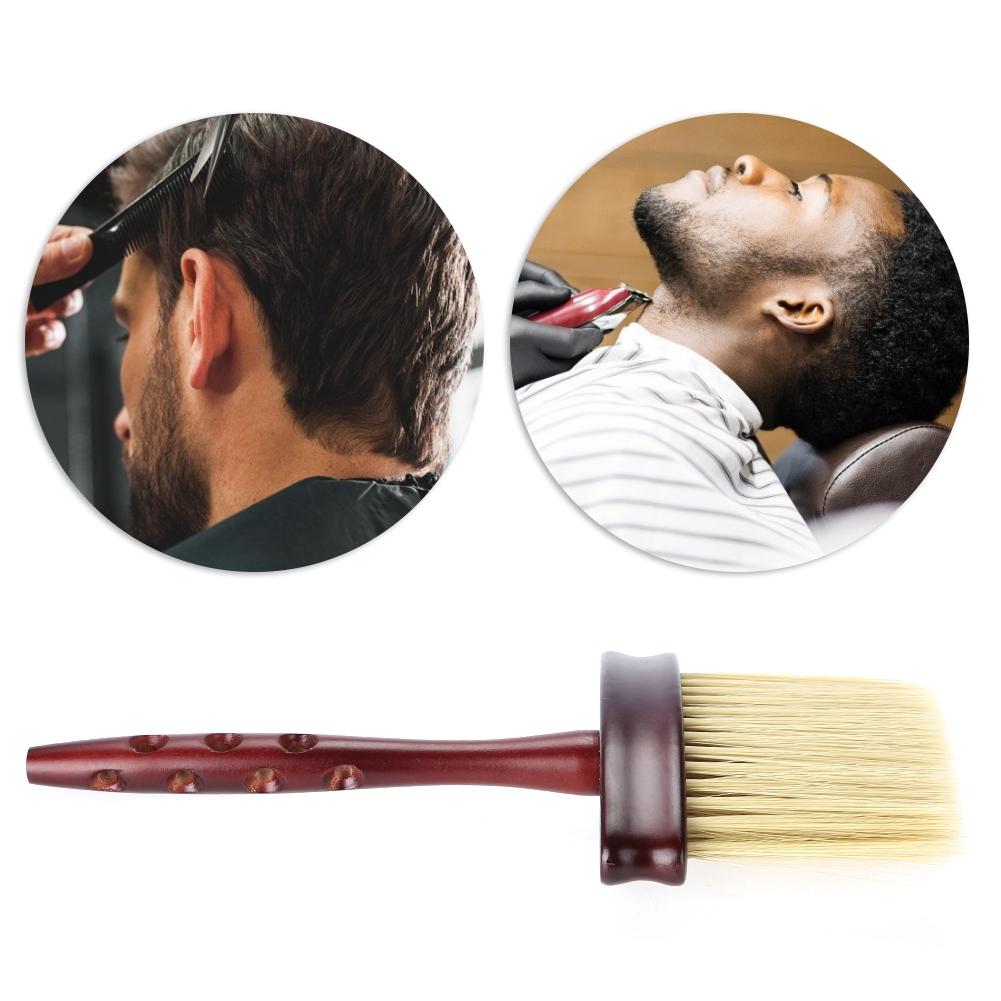 Barbersalon Nacken Gesichtsstaubwedel Reinigung Friseurbedarf Haarschnitt Fegbürste Haarbürste
