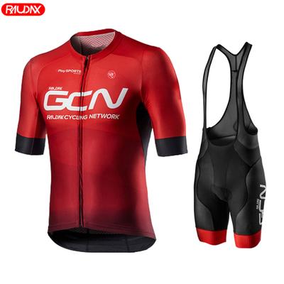 2026 Raudax Gcn Letní krátkorukávový dres Prodyšný dres na silniční kolo MTB tričko Cyklistický set pro muže Ropa Ciclismo