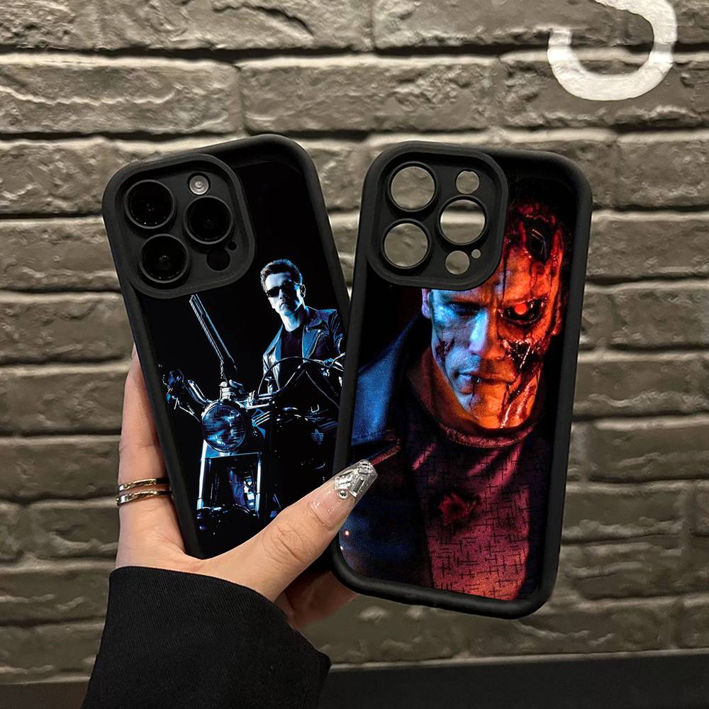 Sci-Fi Film The T-Terminator Handyhülle Für IPhone 17 16 15 14 13 12 11 Pro Max Silikon Rückseite