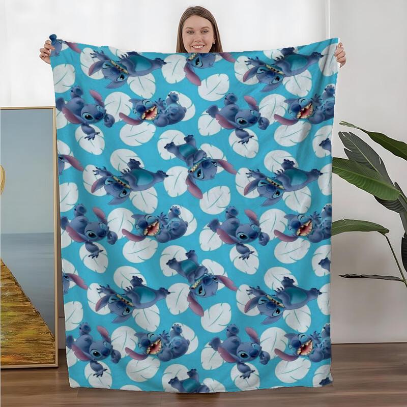 

Stitch Flannel Throw Blanket