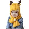 Toddler Girls&Boys Baby Winter Crochet Knit Cartoon Hat Cap Scarf Set