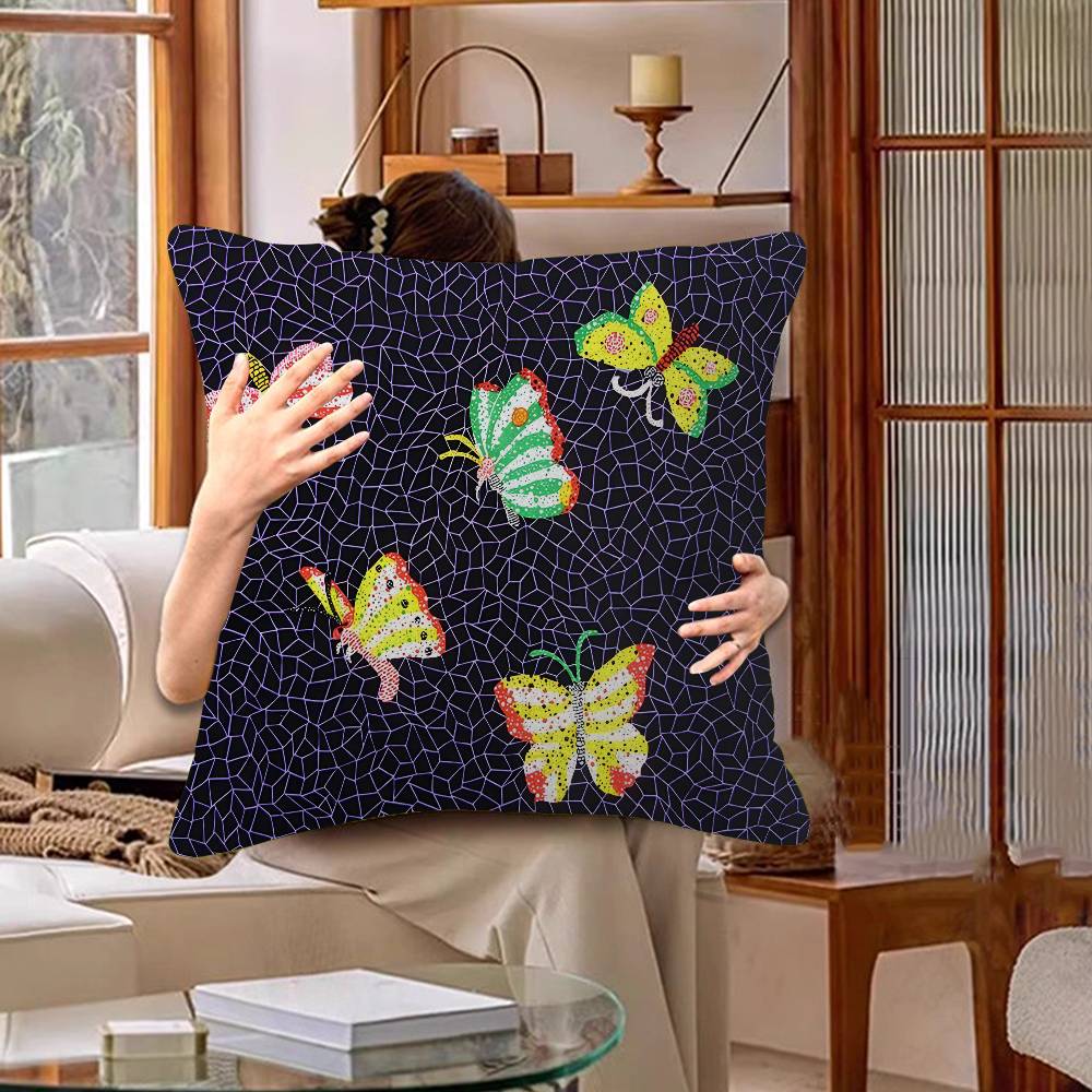 kKusama yYayoi Art Cushion Cover Polyester Sofa Cushions Decorative Throw Pillows Home Decoration Pillowcover