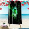 SV Werder Bremen3 Print Beach Towel, Large Soft Quick Dry Towel for Beach Camping Swimming