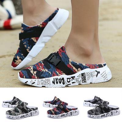 Casual Men Mesh Camouflage Slippers Lightweight Walking Beach Shoe Sport Sandals