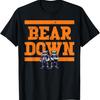 Bear Down Sports Fans Gift Chicago Unisex T-Shirt, Football Bear Mascot Shirt