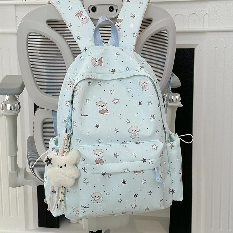 Schoolbag female ins wind Japanese new high value fresh and sweet junior high school lightweight travel large capacity backpack