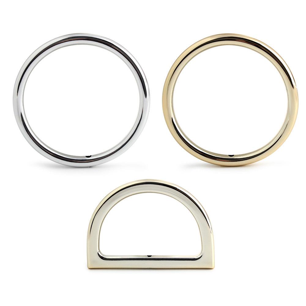 1PC Acrylic D Round Shape Purse Sewing Frame DIY Bag Handles For Bag Making Purse Handles Replacement Crochet Bag Handles