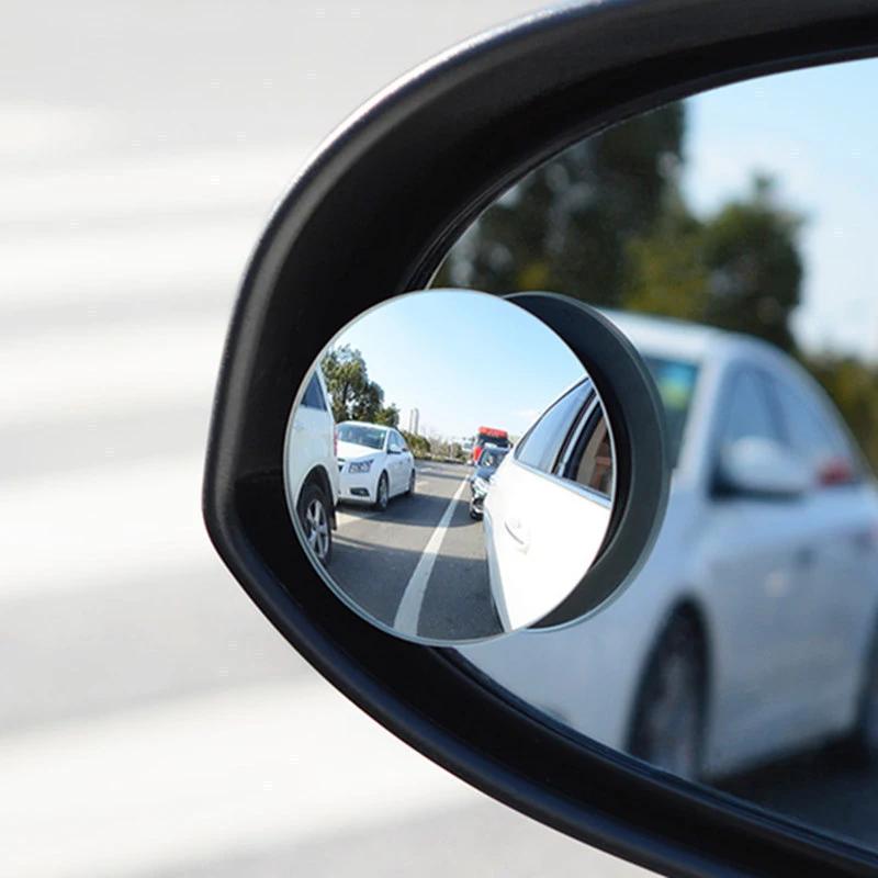 1/2/6/12/20pcs Car Blind Spot Mirrors Auto Parking Blind Area Auxiliary Small Round Mirror 360 Wide Angle Adjustable Rearview Mirror