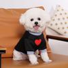 Warm Dog Love Hoodie Thickened Dog Two Leg Clothing Cute Cat Sweater  Daily Wear