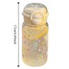 Plastic Straw Cup Transparent Clear Water Jugs Portable Travel Water Bottle