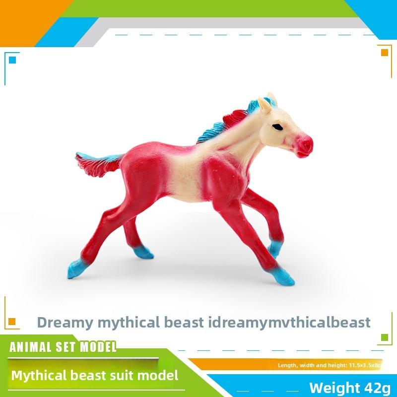 Unicorn Figurine Collectible Pvc Model For Kids Fantasy Animal Decor Play Toy