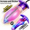 New Colorful Liquid Silicone Anal Plug – Realistic Phallic Design, Suitable for Anal Play and Masturbation (BDSM/Adult Toy #S)