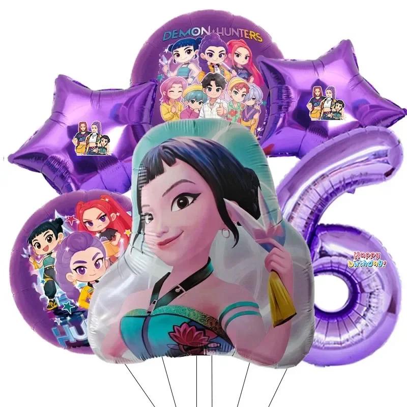 Set di 6 Palloncini in Alluminio con Numeri da 0 a 9 per Festa di Compleanno a Tema Musicale Decorazione Baby Shower Regalo