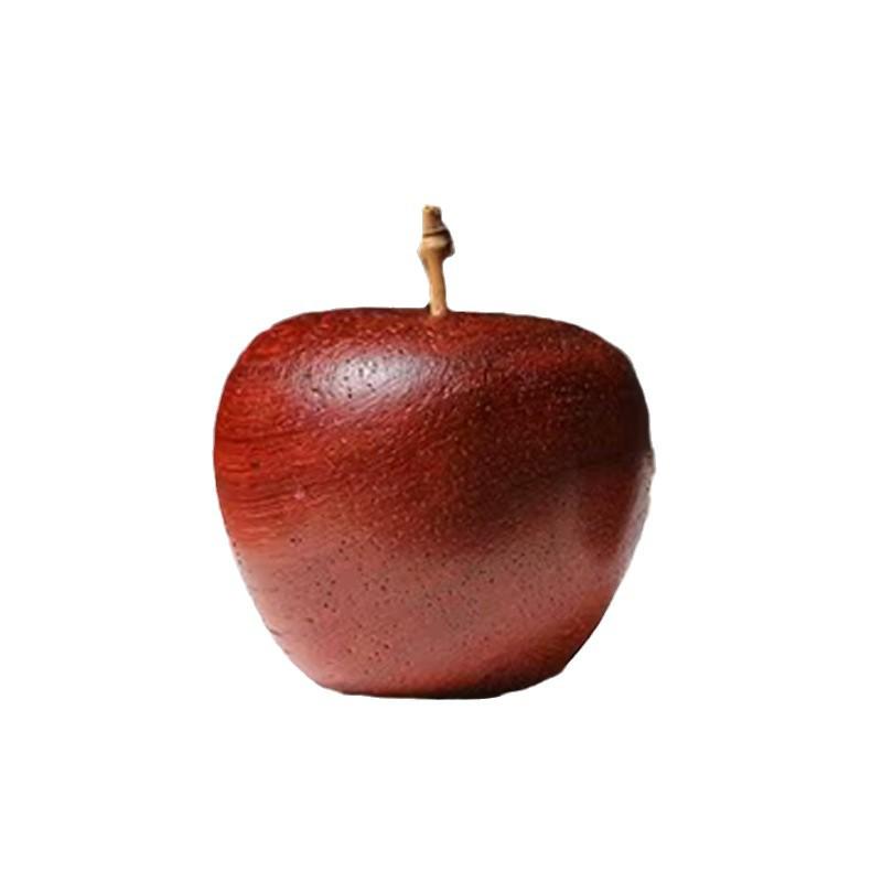Red Pear Wood Bamboo Apple-Style Ornament Decoration (Available in Sizes 4.0, 4.5, 5) for Home and Living Room