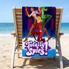 1pc Totally Spies Beach Towel, Beach and Seaside Swimming Pool Equipment, Fashion Pattern, Rectangular, Travel Essentials