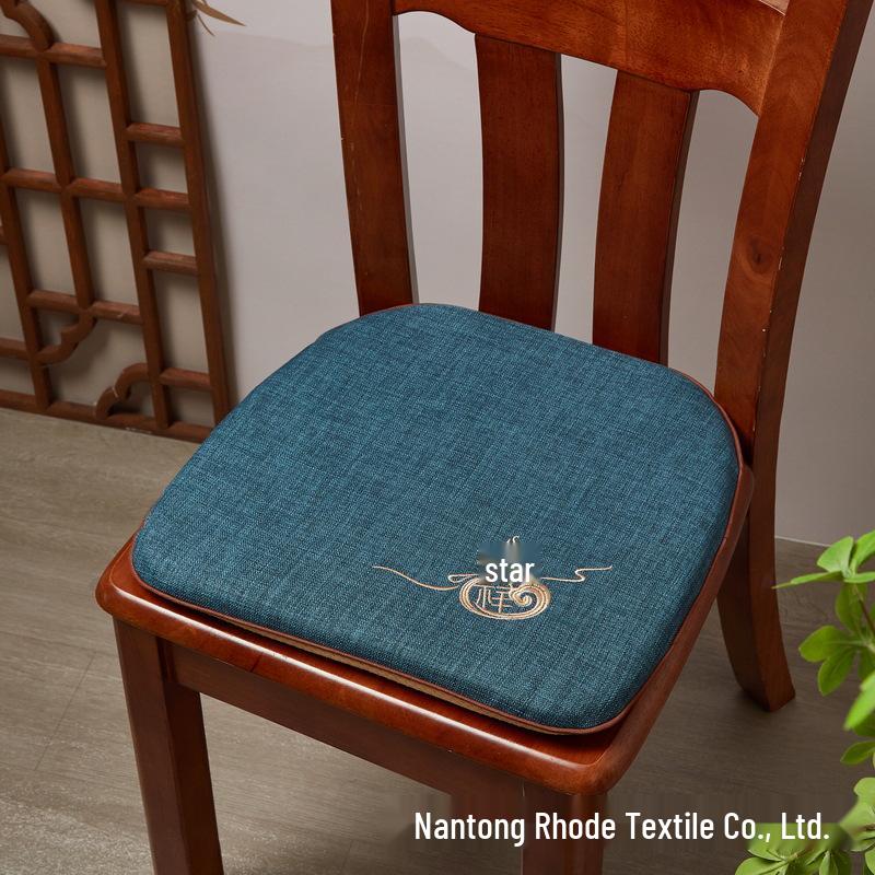 Chinese Rosewood Sofa & Dining Chair Cushion Set with Embroidered Tea Chair Cushion