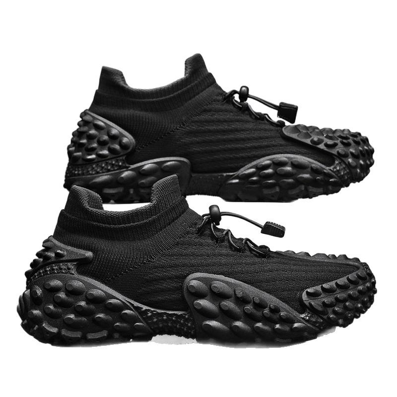 New Fly-woven Socks and Shoes Men's Sports and Leisure Shoes Men's Shoes Heightening Durian Personalized Shoes