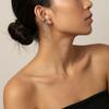18K Gold C-shaped Ear Clip Stainless Steel Tassel Earrings Punk Gold Jewelry  Travel