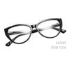 Vintage Cat Eye Women Reading Glasses Plus Degree Magnifier 0 To +4.0 For Middle Aged And Old People