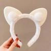 Luxurious Knitted Bow Plush Headband for Autumn/Winter - Face Washing Hair Accessory and Clip