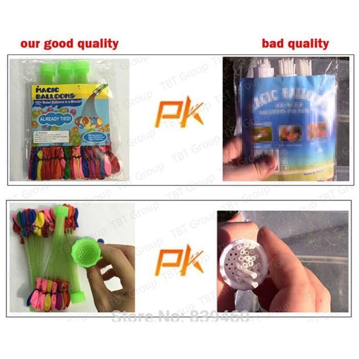 Lot de 111 bombes a eau (3 bouquets de 37 bombes à eau bautruche) Xcool-art