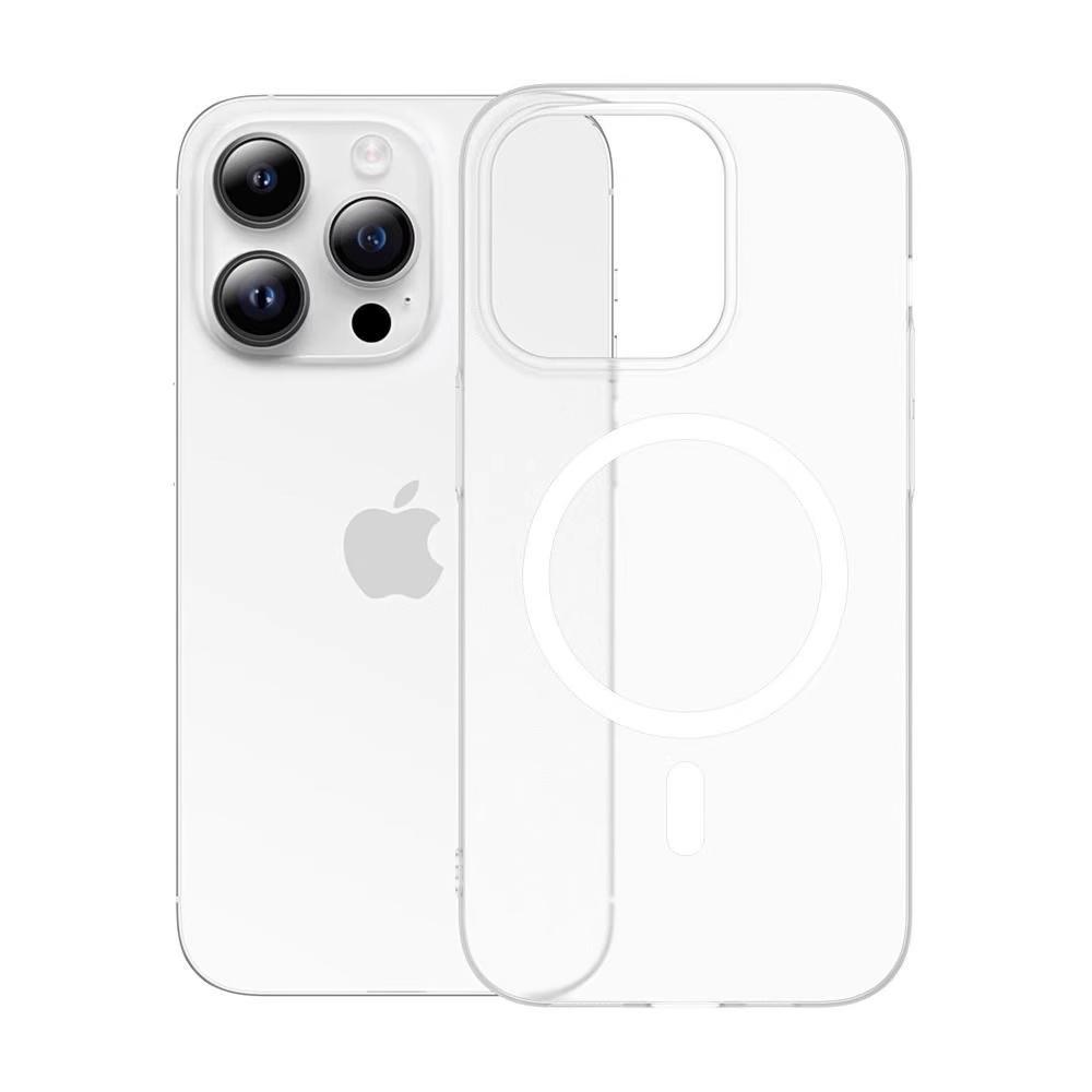 

Магнитный чехол Magsafe для iPhone 16e 16 15 14 13 12 11 pro max plus mini 0.5 мм Ультратонкий Матовый Прозрачный Чехол Прозрачный Корпус for iPhone 12 белый