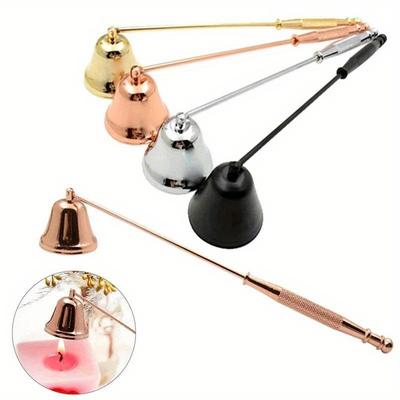 1Pc Edelstahl Kerze Snuffer Feuerlöscher Anti-Slip Sicher Docht Snuffer Zubehör