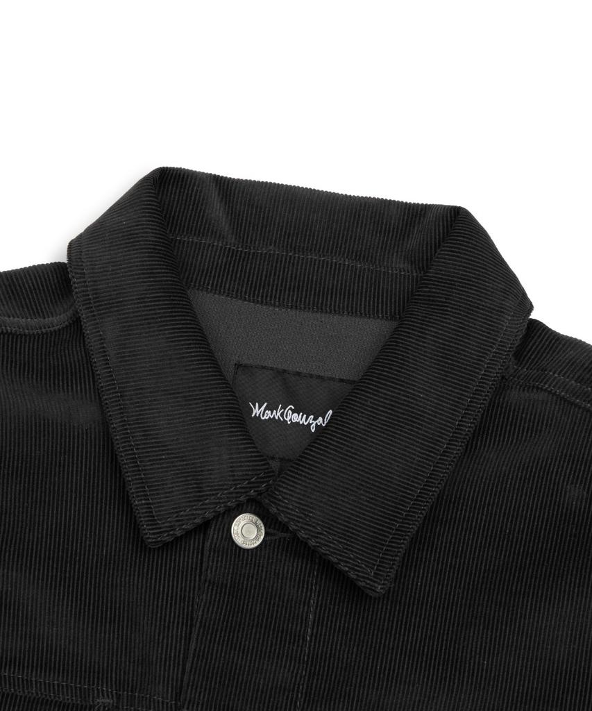 Mark Gonzales Relaxed Corduroy Trucker Jacket - Black