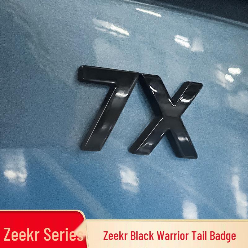 Zeekr 7X 001 Black Warrior Kunming Personalized Car Sticker Logo