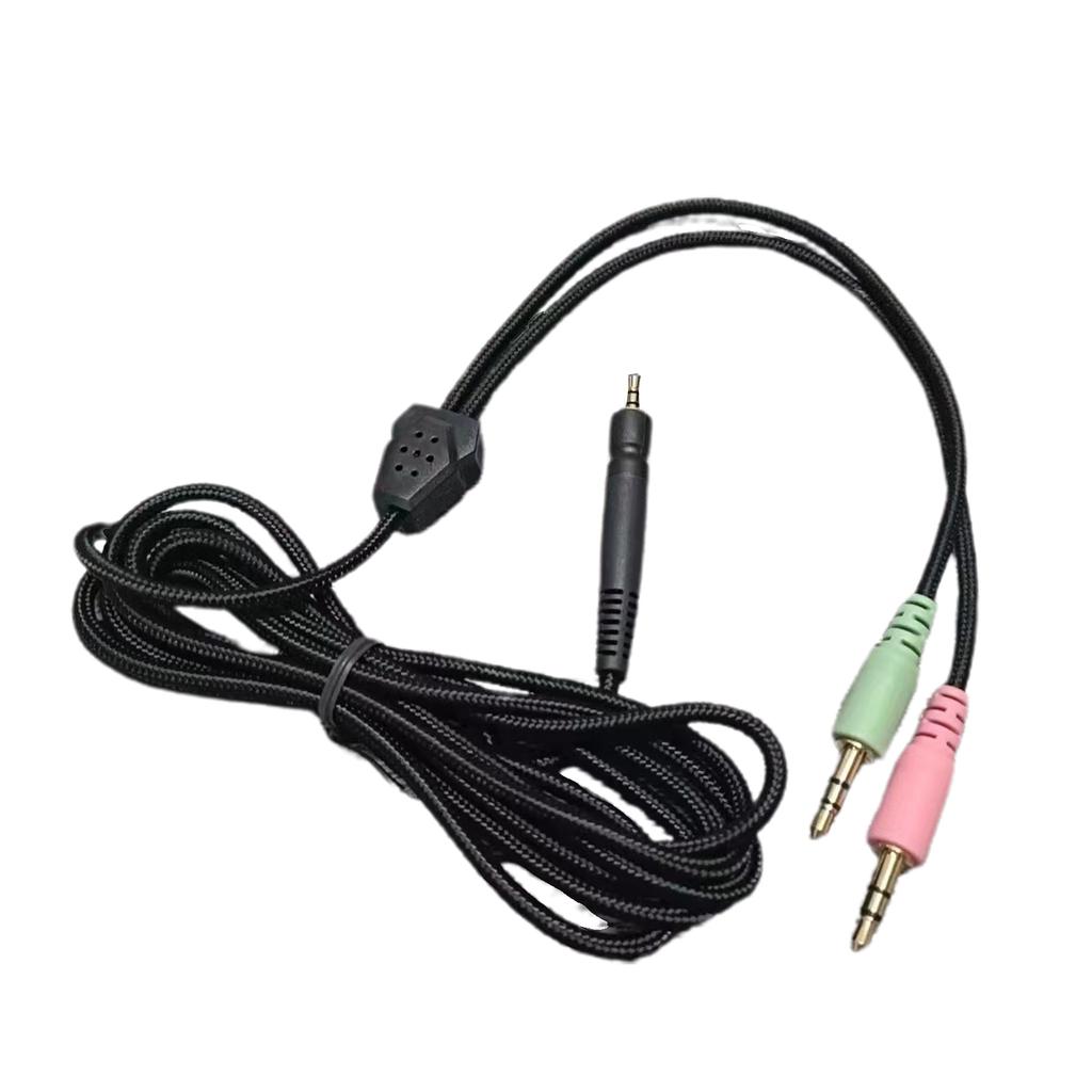 Braided UNP PC Cable for Sennheiser Game One PC 373D GSP350 GSP500 Headphone Cord Better Sound Ranges User Friendly Wire