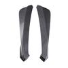 Universal 2Pcs Car Rear Bumper Splitter Diffuser Spoiler Lip Carbon Fiber Look