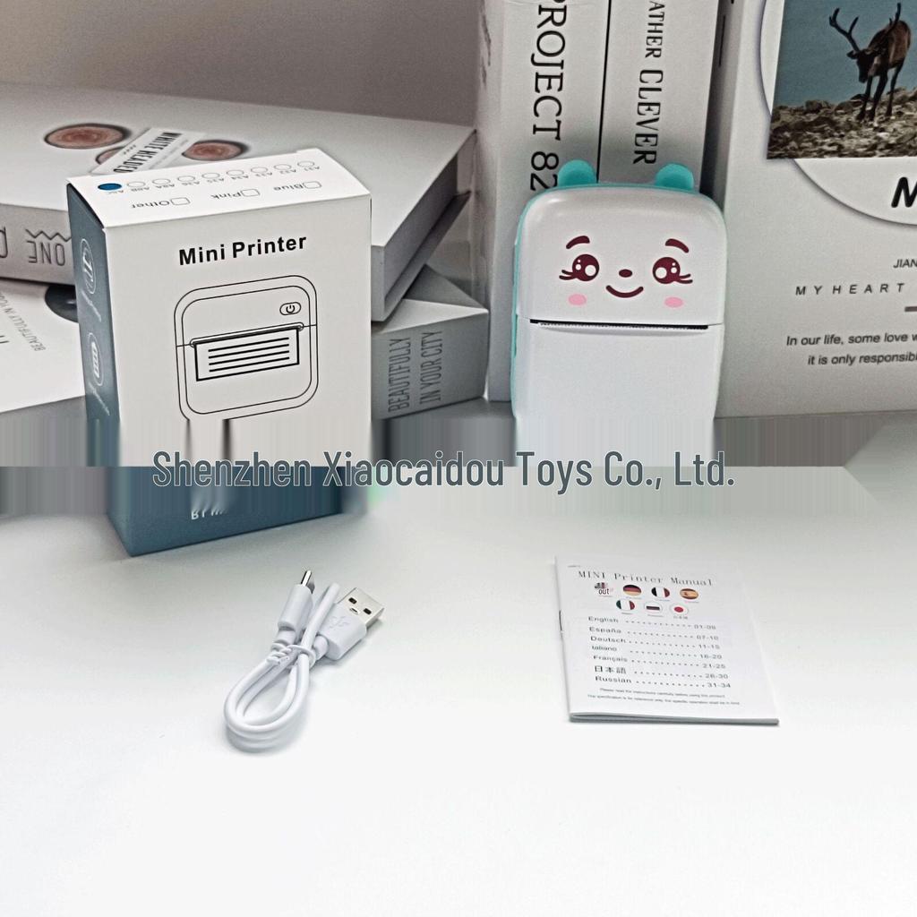 Portable Bluetooth Mini Printer for Students and Home Use
