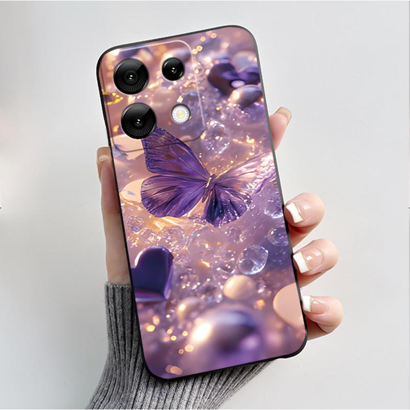 For Umidigi G9 5G G9A G9C G9T Case Fashion Butterfly Flowers Soft TPU Silicone Phone Back Cover for Umidigi G 9 9A 9C 9T Casing