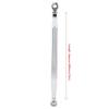 300mm 12in Stripe Long Type Gear Shift Arm Lever Linkage Link Rod Silver