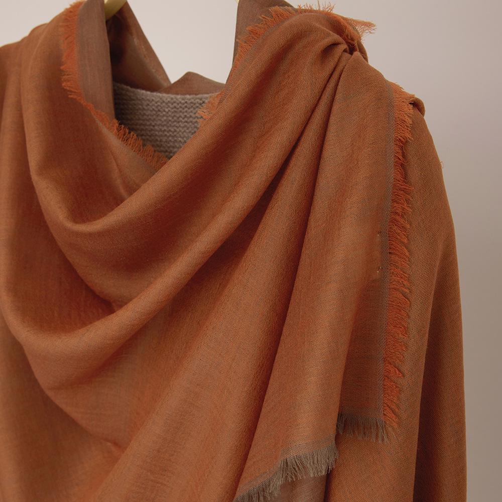 2025 Women's Water-Soluble Wool Satin Double-Sided Winter Scarf & Snood