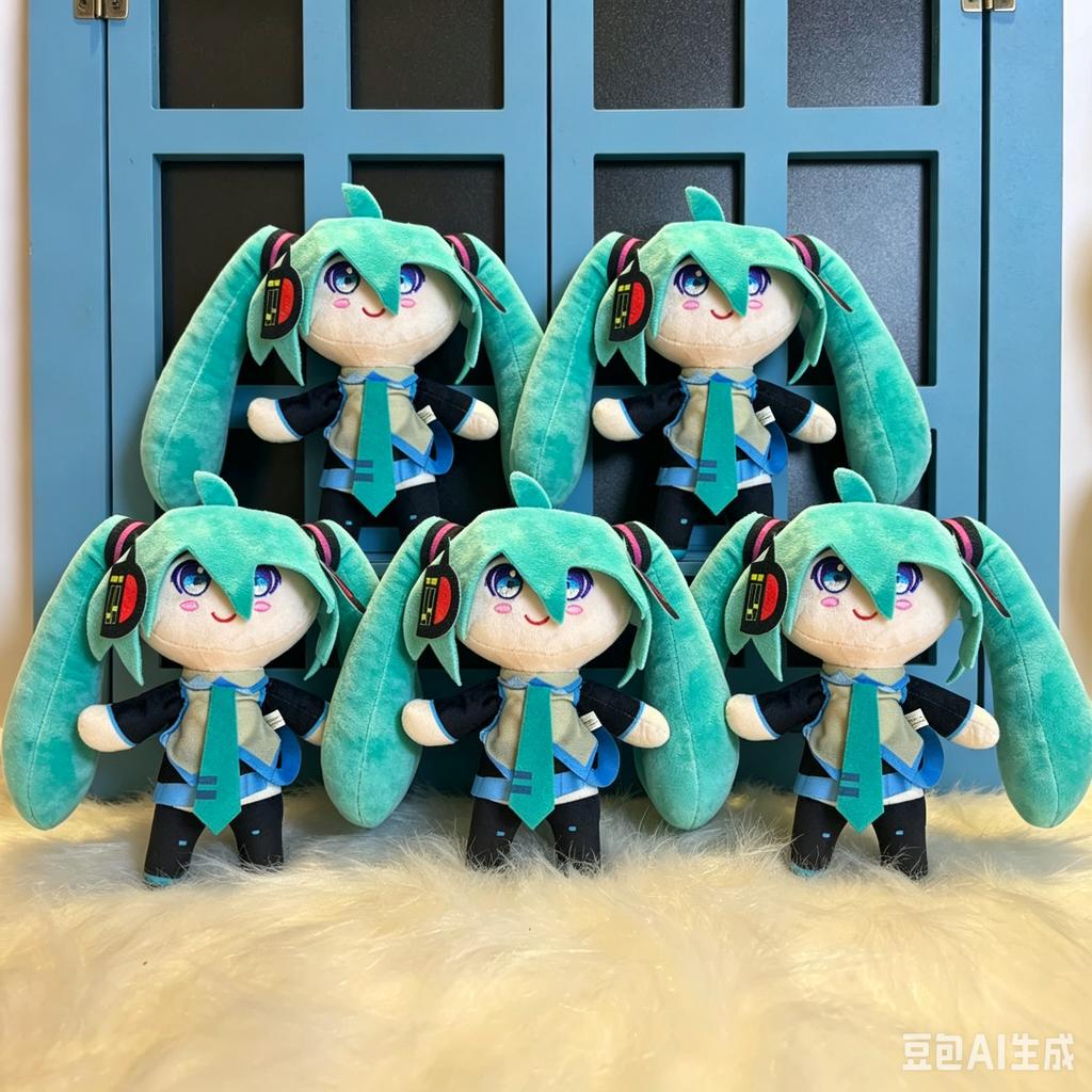 New 25cm Japanese Anime Plush Stuffed Toy iHasune~ Miiku Plush Doll Soft Pillow Future Doll Cute Christmas Gift for Children