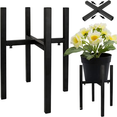 Removable Wrought Iron Telescopic Flower Stand for Indoor/Outdoor Garden Display