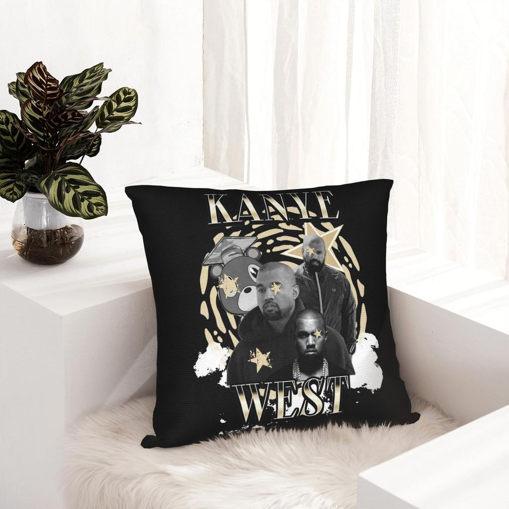 Ye Kanye West Pillowcase Double-Sided Printing Polyester Cushion Cover Decorations Pillow Case Cover Bed Square 40X40Cm