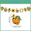Sunflower Theme Letter Banner For Party Decor With Paper Material For Event Celebrations