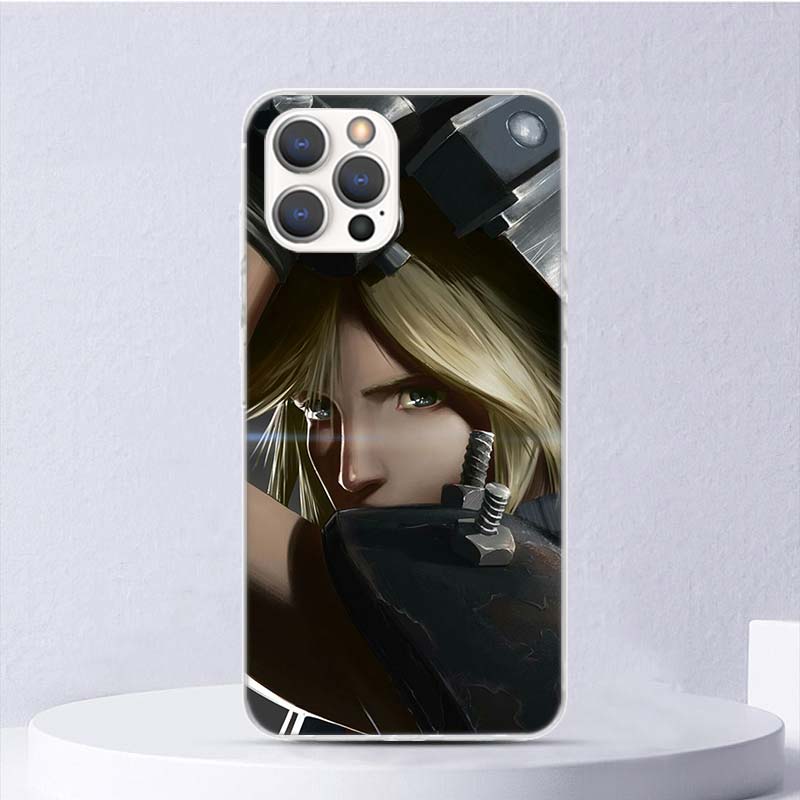 Final Fantasy Game Soft Case For iPhone 16 17 Air 16E 15 Plus 11 12 13 Mini 14 Pro Max Phone Cover Apple 7 8 SE Coque Funda 16 1