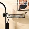 Removable Shower Shampoo Holder Rust-Proof Dishcloth Drain Basket Sink Drain Organizer  Bathroom