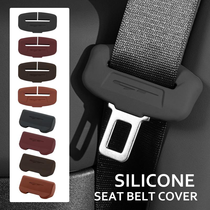 BSLJ6 Silicone Car Seat Belt Anti Scratch Protector Cover Accessories For KIA GT Sorento Stinger Spectra Ceed Picanto