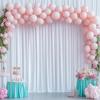 White Backdrop Curtain Wedding Wrinkle Free Drapes for Baby Shower Bridal Birthday Party Photo Photography Background Decoration