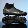 Plus Size Men's High-Top Football Boots - Youth & Adult Training Shoes with Long Studs.