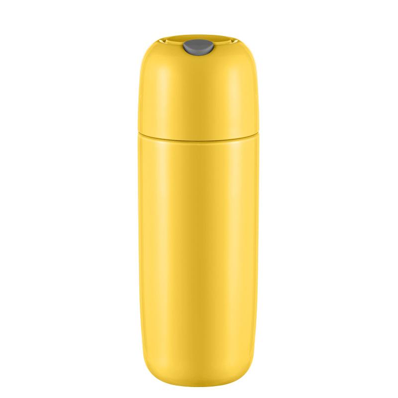 Tragbarer Mehrzweck-Thermosbecher, 400 ml, Isolierflaschen, tragbarer Thermosbecher aus Edelstahl, Wasserflasche, Reise-Teebecher, Büro-Thermosbecher