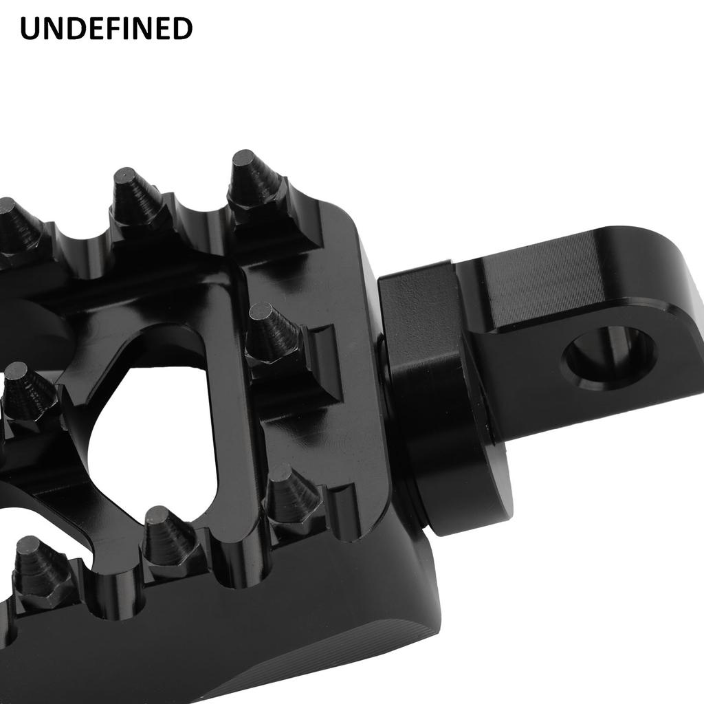 Motorcycle Foot Pegs MX Wide Footrest Pedals Black Spike for Harley Sportster 883 XL1200 XL883 Softail Blackline Breakout Rocker