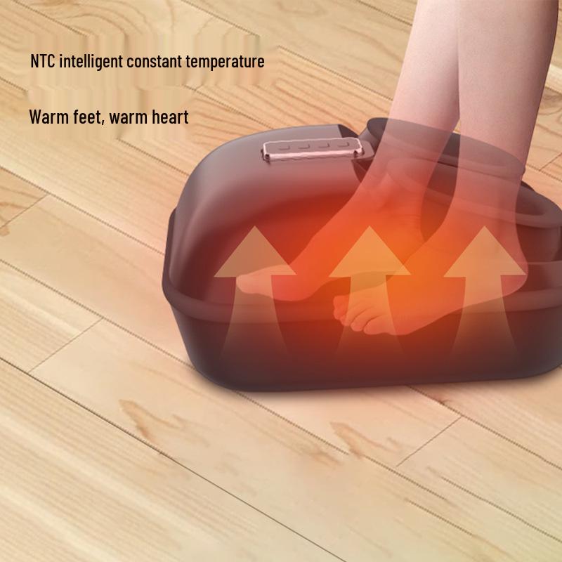 Air Pressure Heated Foot Massager with Kneading and Compression