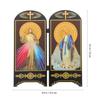 The Virgin of Wooden Ornament Christmas Table Decoration